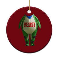 Portland Frog Ceramic Ornament Funny Political Costume Protest Resist - Wonder Print Shop