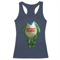 Portland Frog Racerback Tank Top Funny Political Costume Protest Resist - Wonder Print Shop