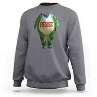 Portland Frog Sweatshirt Funny Political Costume Protest Resist - Wonder Print Shop