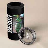 Portland Frog Protest 4 in 1 Can Cooler Tumbler Vintage Activist Resistance - Wonder Print Shop