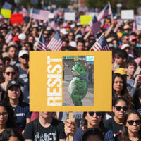 Portland Frog Protest Protest Sign Vintage Activist Resistance - Wonder Print Shop