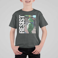 Portland Frog Protest T Shirt For Kid Vintage Activist Resistance - Wonder Print Shop