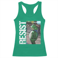 Portland Frog Protest Racerback Tank Top Vintage Activist Resistance - Wonder Print Shop