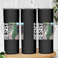 Portland Frog Protest Skinny Tumbler Vintage Activist Resistance - Wonder Print Shop