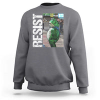 Portland Frog Protest Sweatshirt Vintage Activist Resistance - Wonder Print Shop