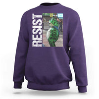Portland Frog Protest Sweatshirt Vintage Activist Resistance - Wonder Print Shop
