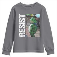 Portland Frog Protest Youth Sweatshirt Vintage Activist Resistance - Wonder Print Shop