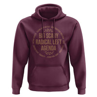 Radical Left Agenda Political Hoodie Equality Justice Climate Rights Liberal Satire - Wonder Print Shop