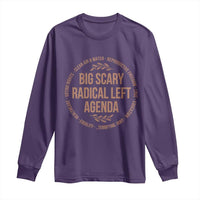 Radical Left Agenda Political Long Sleeve Shirt Equality Justice Climate Rights Liberal Satire - Wonder Print Shop