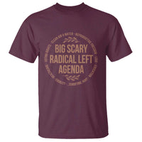 Radical Left Agenda Political T Shirt Equality Justice Climate Rights Liberal Satire - Wonder Print Shop