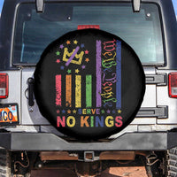 We The People No Kings in America Spare Tire Cover Protest LGBTQ+ American Flag - Wonder Print Shop