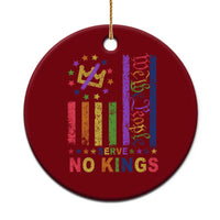 We The People No Kings in America Ceramic Ornament Protest LGBTQ+ American Flag - Wonder Print Shop