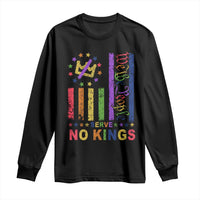 We The People No Kings in America Long Sleeve Shirt Protest LGBTQ+ American Flag - Wonder Print Shop