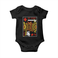 No Kings in America Baby Onesie Resist Protest Playing Card - Wonder Print Shop