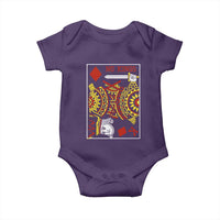 No Kings in America Baby Onesie Resist Protest Playing Card - Wonder Print Shop