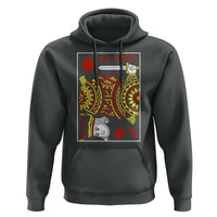 No Kings in America Hoodie Resist Protest Playing Card - Wonder Print Shop