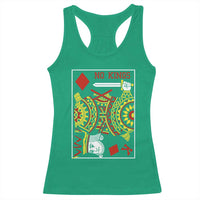 No Kings in America Racerback Tank Top Resist Protest Playing Card - Wonder Print Shop