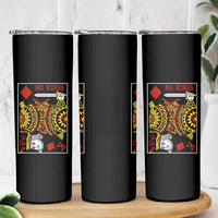 No Kings in America Skinny Tumbler Resist Protest Playing Card - Wonder Print Shop