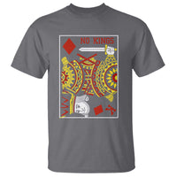 No Kings in America T Shirt Resist Protest Playing Card - Wonder Print Shop