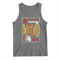 No Kings in America Tank Top Resist Protest Playing Card - Wonder Print Shop