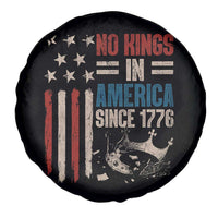 No Kings in America Spare Tire Cover Since 1776 Social Justice American Flag - Wonder Print Shop