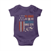No Kings in America Baby Onesie Since 1776 Social Justice American Flag - Wonder Print Shop