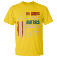 No Kings in America T Shirt Since 1776 Social Justice American Flag - Wonder Print Shop