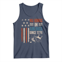 No Kings in America Tank Top Since 1776 Social Justice American Flag - Wonder Print Shop