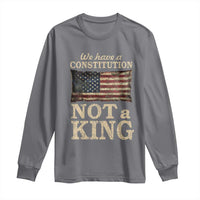 We Have A Constitution Not A King Long Sleeve Shirt Retro Social Justice American Flag - Wonder Print Shop