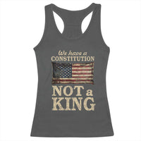 We Have A Constitution Not A King Racerback Tank Top Retro Social Justice American Flag - Wonder Print Shop