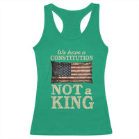 We Have A Constitution Not A King Racerback Tank Top Retro Social Justice American Flag - Wonder Print Shop