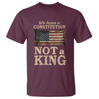 We Have A Constitution Not A King T Shirt Retro Social Justice American Flag - Wonder Print Shop