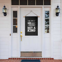 No Kings in America Garden Flag We Have A Constitution Not A King Resist US Flag - Wonder Print Shop