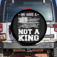 No Kings in America Spare Tire Cover We Have A Constitution Not A King Resist US Flag - Wonder Print Shop