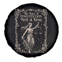 No Kings in America Spare Tire Cover We Have A Constitution Not A King Resist - Wonder Print Shop