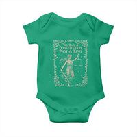 No Kings in America Baby Onesie We Have A Constitution Not A King Resist - Wonder Print Shop