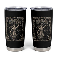 No Kings in America Tumbler Cup We Have A Constitution Not A King Resist - Wonder Print Shop