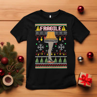 Leg Lamp Ugly Christmas T Shirt Funny Xmas Movie Fragile - Wonder Print Shop