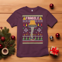 Leg Lamp Ugly Christmas T Shirt Funny Xmas Movie Fragile - Wonder Print Shop