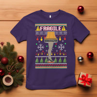 Leg Lamp Ugly Christmas T Shirt Funny Xmas Movie Fragile - Wonder Print Shop