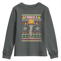 Leg Lamp Ugly Christmas Youth Sweatshirt Funny Xmas Movie Fragile - Wonder Print Shop