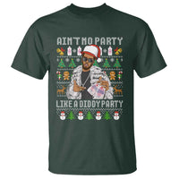 Funny Christmas Diddy T Shirt Aint No Party Like A Diddy Party Baby Oil Ugly Xmas - Wonder Print Shop