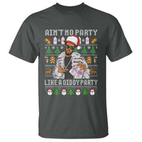 Funny Christmas Diddy T Shirt Aint No Party Like A Diddy Party Baby Oil Ugly Xmas - Wonder Print Shop