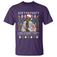 Funny Christmas Diddy T Shirt Aint No Party Like A Diddy Party Baby Oil Ugly Xmas - Wonder Print Shop