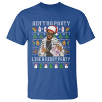 Funny Christmas Diddy T Shirt Aint No Party Like A Diddy Party Baby Oil Ugly Xmas - Wonder Print Shop