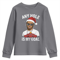 Funny Christmas Diddy Youth Sweatshirt Any Hole is My Goal - Wonder Print Shop