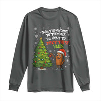 Funny Christmas Italian Brainrot Long Sleeve Shirt Funny Memes From The Windows to the Walls I'm About To - Wonder Print Shop