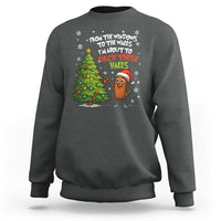 Funny Christmas Italian Brainrot Sweatshirt Funny Memes From The Windows to the Walls I'm About To - Wonder Print Shop