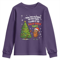 Funny Christmas Italian Brainrot Youth Sweatshirt Funny Memes From The Windows to the Walls I'm About To - Wonder Print Shop