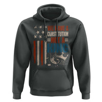 No Kings Protest Hoodie We Have A Constitution Not A King American Flag - Wonder Print Shop